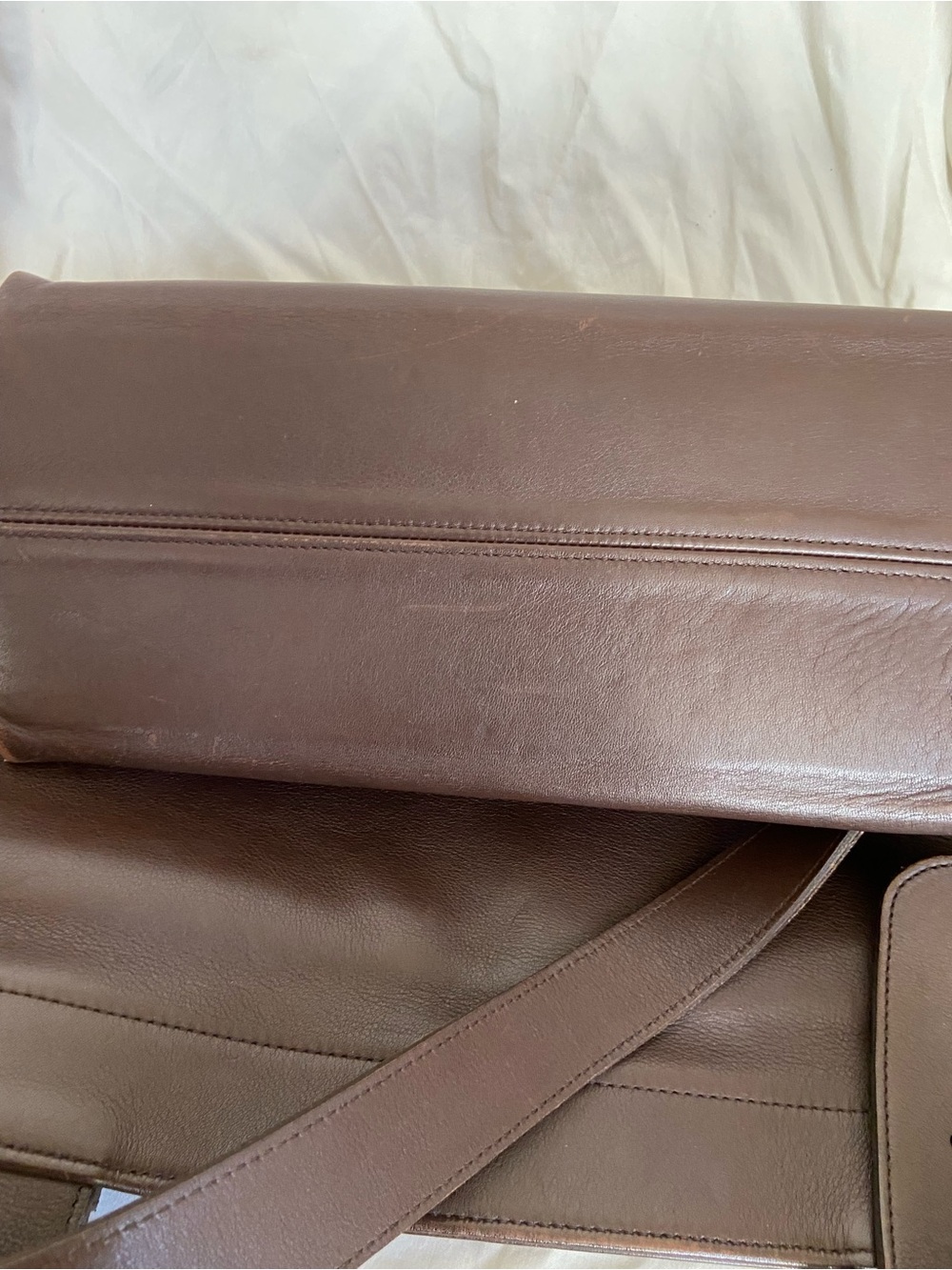 Vintage Coach Lafayette 4140 Brown Leather Shoulder Bag Excellent Condition - Picture 9 of 11